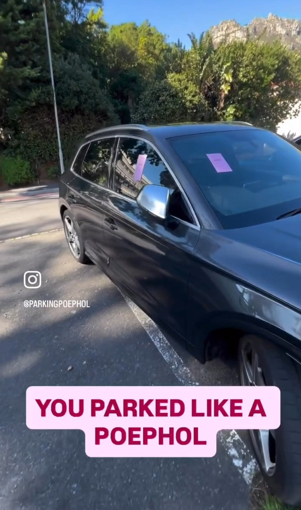 'You Parked Like A Poephol' Fines Pack of 10