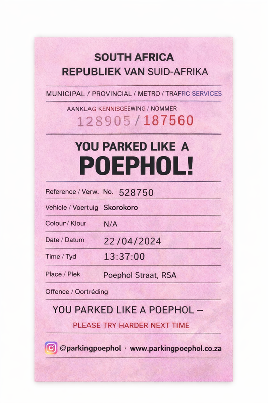 Parking Poephol Sticker pack